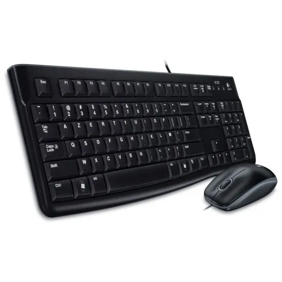 Clavier + Souris LOGITECH MK120 Filaire USB Noir