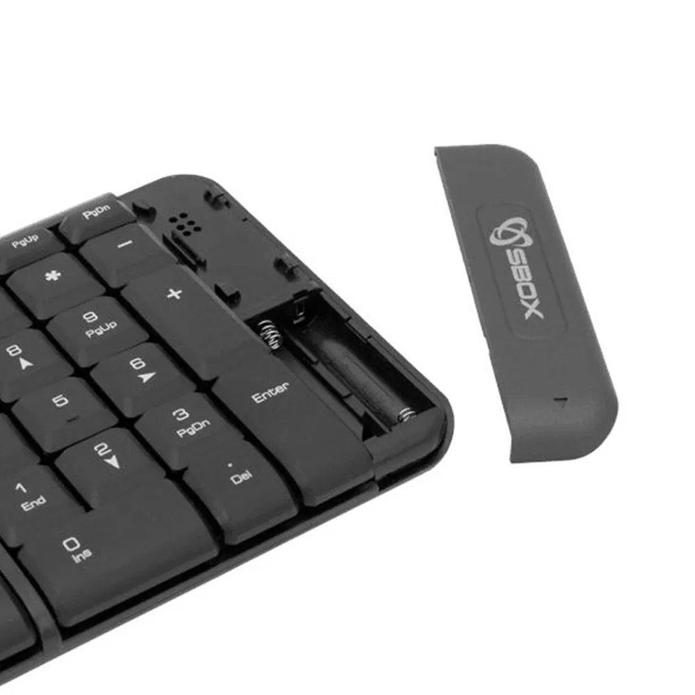 CLAVIER+SOURIS SANS FIL SBOX WKM-22 NOIR