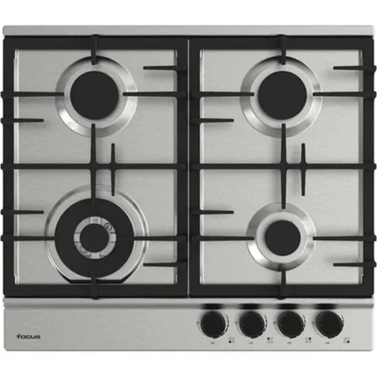 Plaque De Cuisson FOCUS F8004XS 4 Feux 60cm Inox