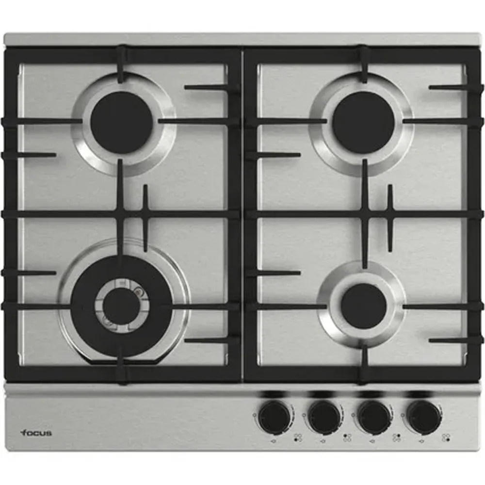 Plaque De Cuisson FOCUS F8004XS 4 Feux 60cm Inox
