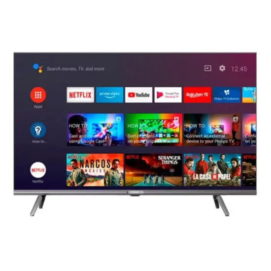 Téléviseur TELEFUNKEN + Récepteur Intégré Noir