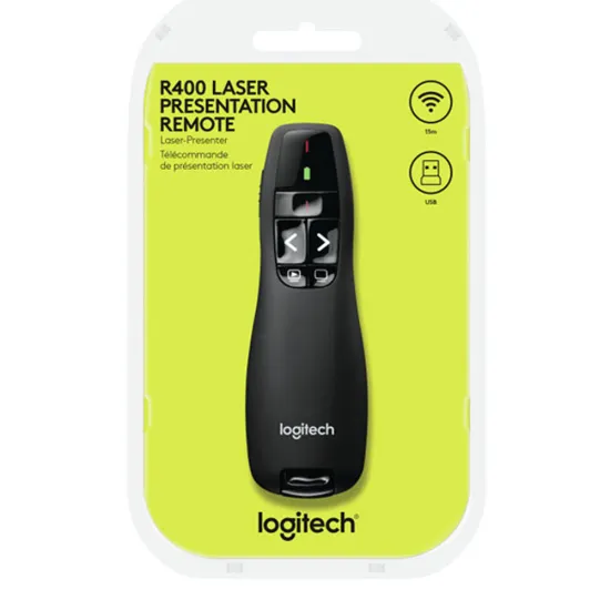 Pointeur Laser Sans Fil LOGITECH R400 Noir