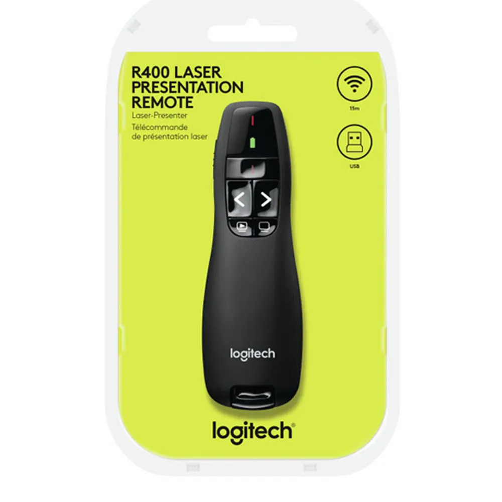 Pointeur Laser Sans Fil LOGITECH R400 Noir