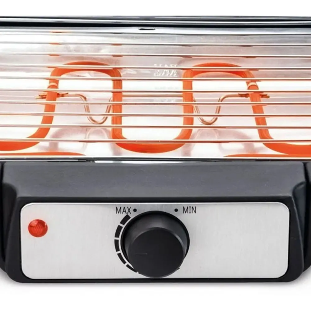 Barbecue Électrique UFESA 2000W BB6020 Noir