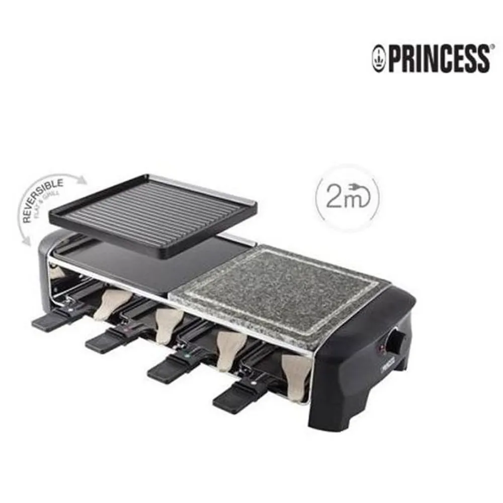 Appareil à Raclette PRINCESS MultiFonction 1300W 162820 Noir