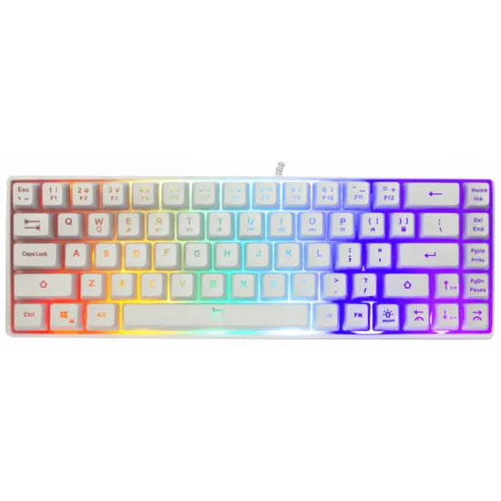 CLAVIER WHITE SHARK GK-2201 RONIN WHITE