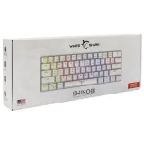 Clavier Gamer White Shark Red Switch Blanc