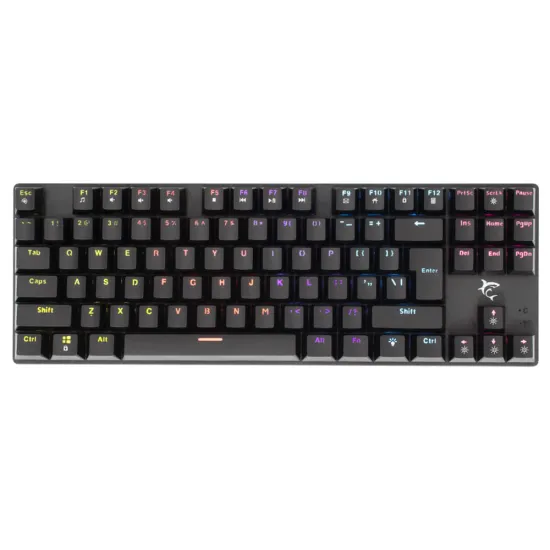 Clavier Gaming mécanique White Shark Commandos RGB Noir