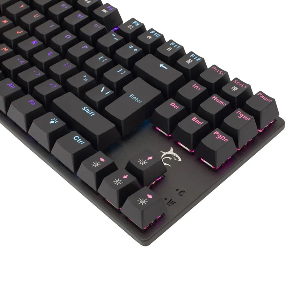 Clavier Gaming mécanique White Shark Commandos RGB Noir