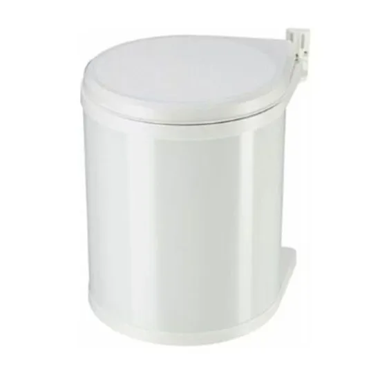 Poubelle encastrable blanche P-270 GOLLINUCCI