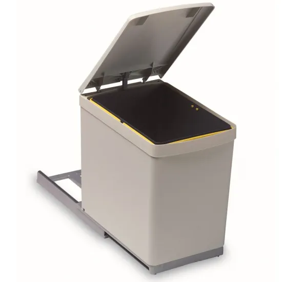 Poubelle encastrable beige F-280 GOLLINUCCI