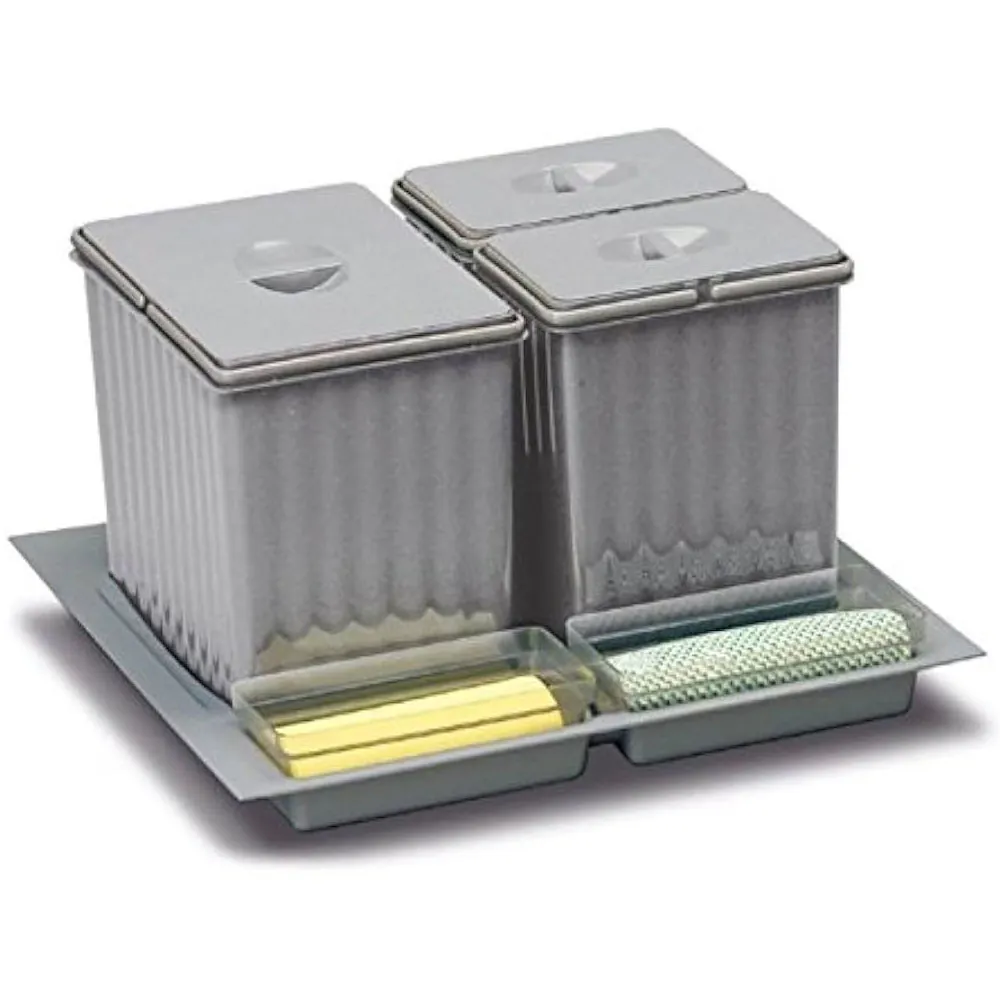 Kit poubelle tiroir 60-908 gris GOLLINUCCI