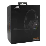 Micro Casque BARACUDA Gamer Filaire PEARL Noir