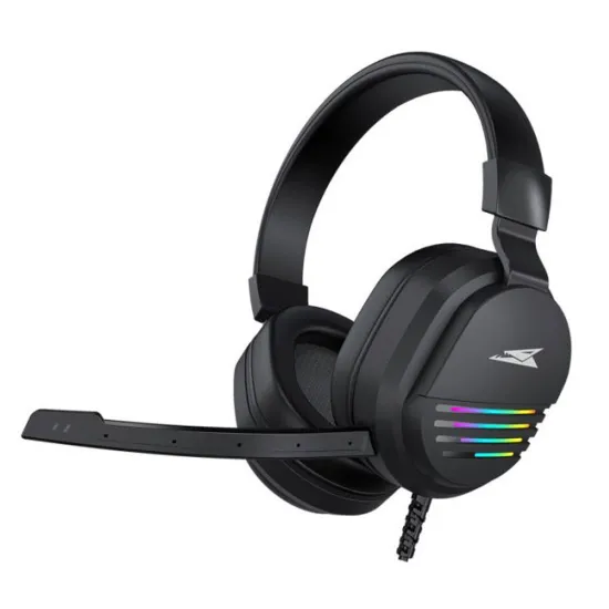 Micro Casque BARACUDA Gamer Filaire PEARL Noir