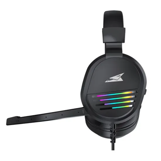 Micro Casque BARACUDA Gamer Filaire PEARL Noir