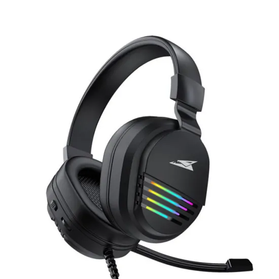 Micro Casque BARACUDA Gamer Filaire PEARL Noir