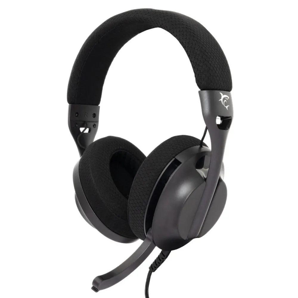 MICRO CASQUE WHITE SHARK PARROT BLACK