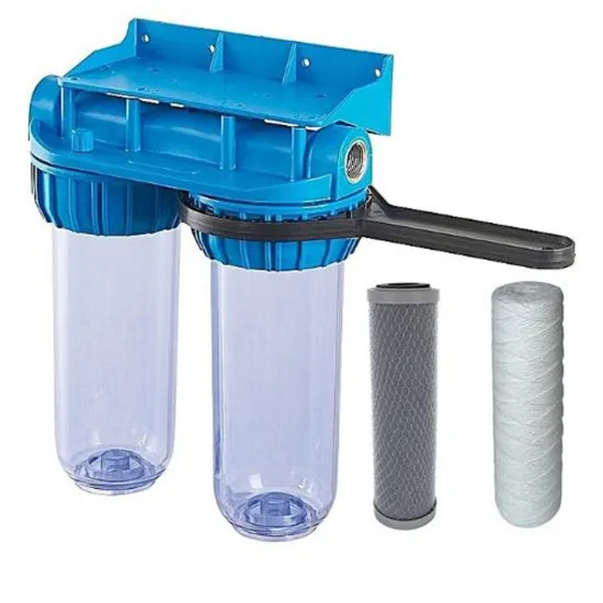 Filtre à eau double