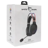 Casque WHITE SHARK Gaming OX-RGB Noir