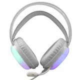 Micro-Casque Gaming Filaire WHITE SHARK PEACOCK RGB Blanc