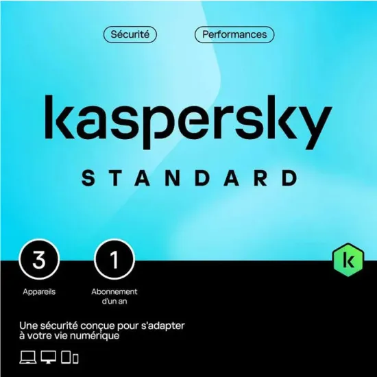 Antivirus KASPERSKY Plus 3 poste 1an