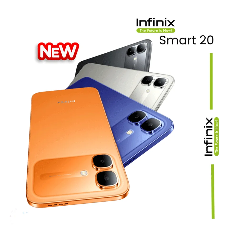 Smartphone INFINIX SMART 20 4Go 128Go Orangé
