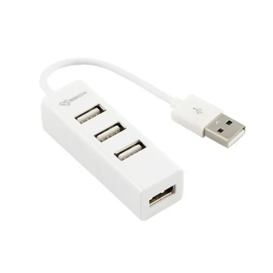Hub SBOX USB 4 ports Blanc