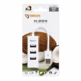 Hub SBOX USB 4 ports Blanc