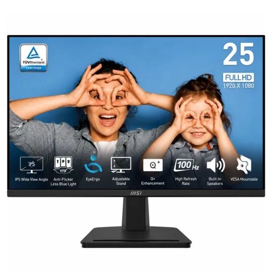 ECRAN MSI PRO MP251 100Hz 1MS IPS-HDMI-VGA