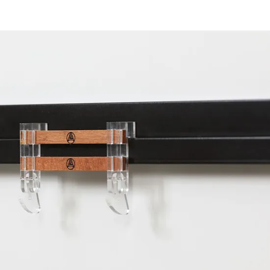 Tube accrochage aluminium 60 cm noir QUARTELLO