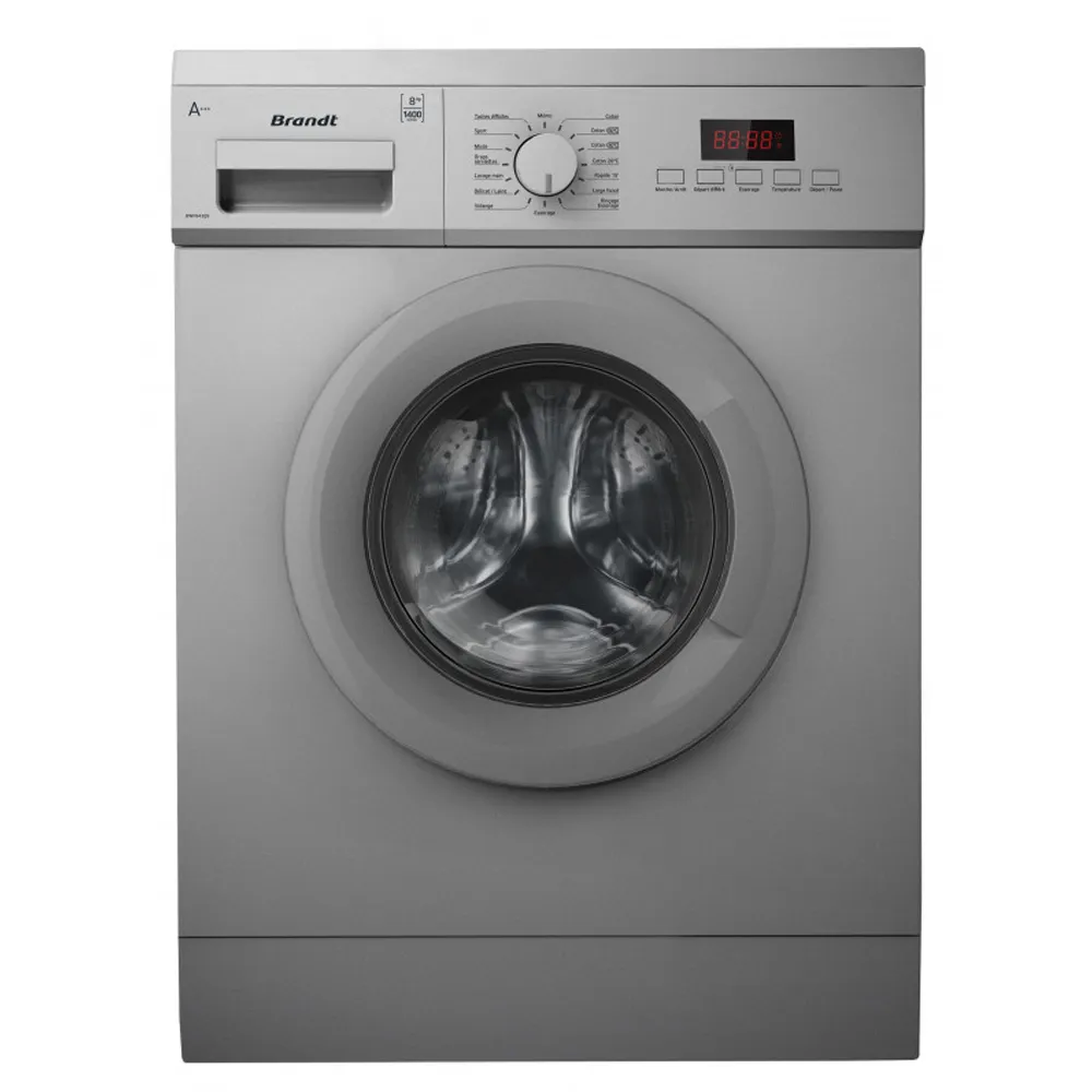 Machine à Laver Automatique BRANDT 7KG BWF742QS Silver