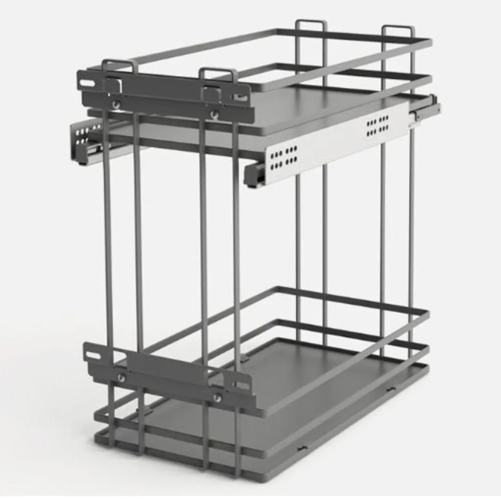 Panier porte bouteille gris 40 cm 613009DBX COMPAGNUCCI
