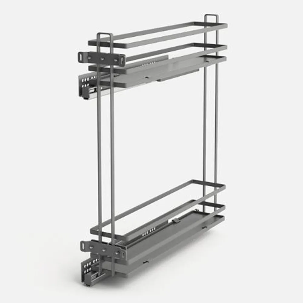 Panier porte bouteille gris 20 cm latéral droite 3320-DBX3E01 COMPAGNUCCI