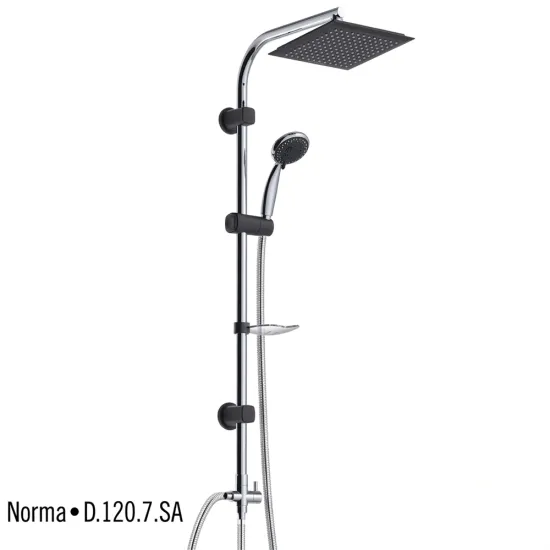 Colonne De Douche Noire 120-7-SA DUXXA