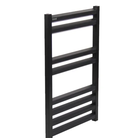 Sèche serviette aluminium Noir 500-700 PETSA