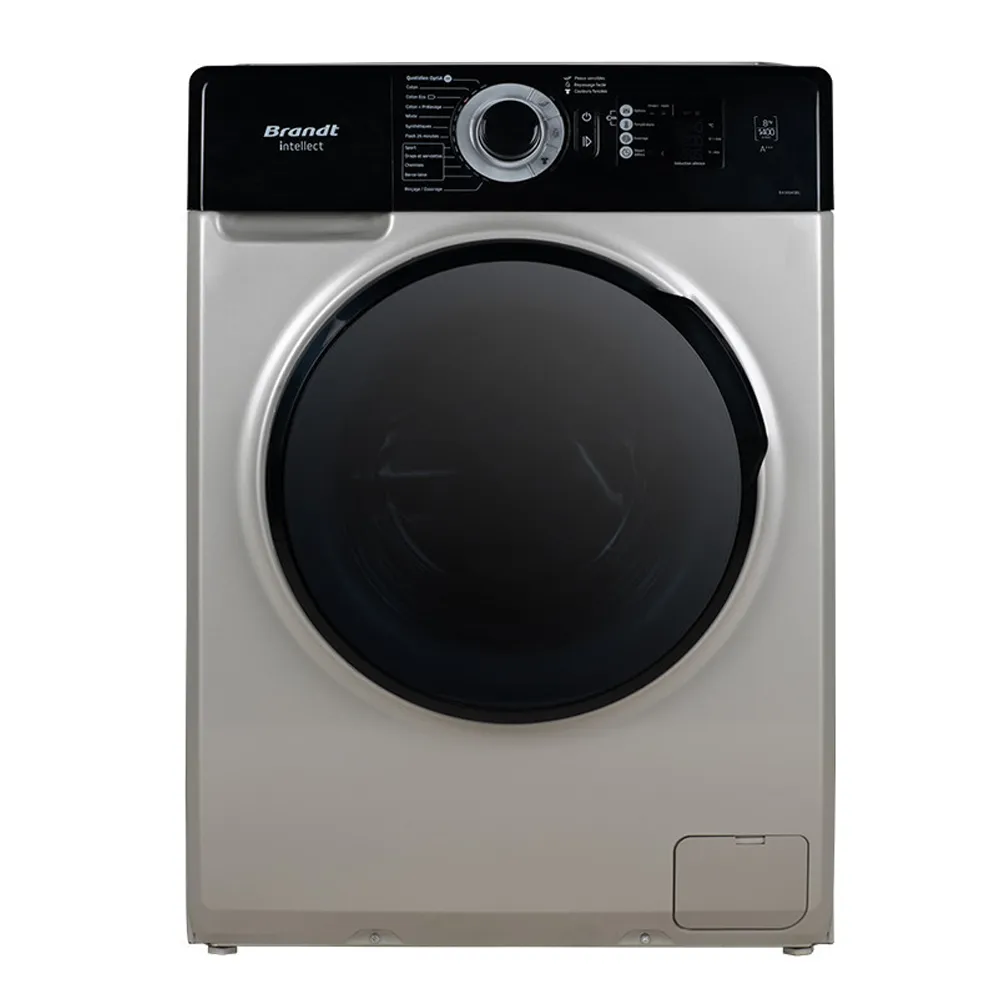 Machine À Laver Automatique BRANDT 8KG BAM84SBL Silver