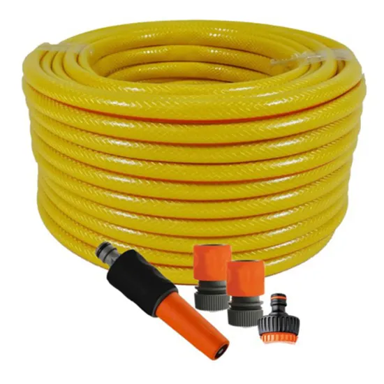 Tuyau Jardin Jaune Avec Lance 15-19 25 mètres PJA1525P