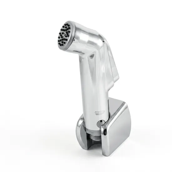 Kit douche de toilette gris métallisé EJIM