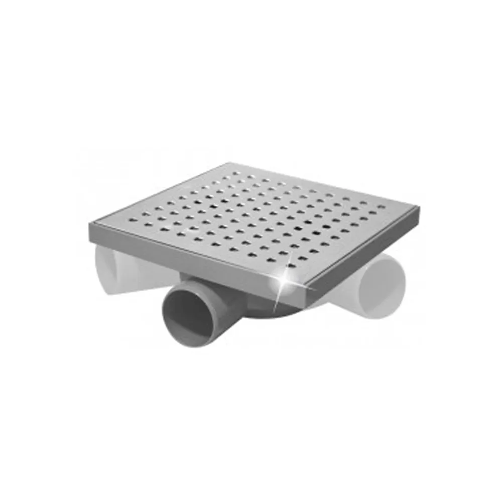 Siphon orientable inox CARRE EJIM