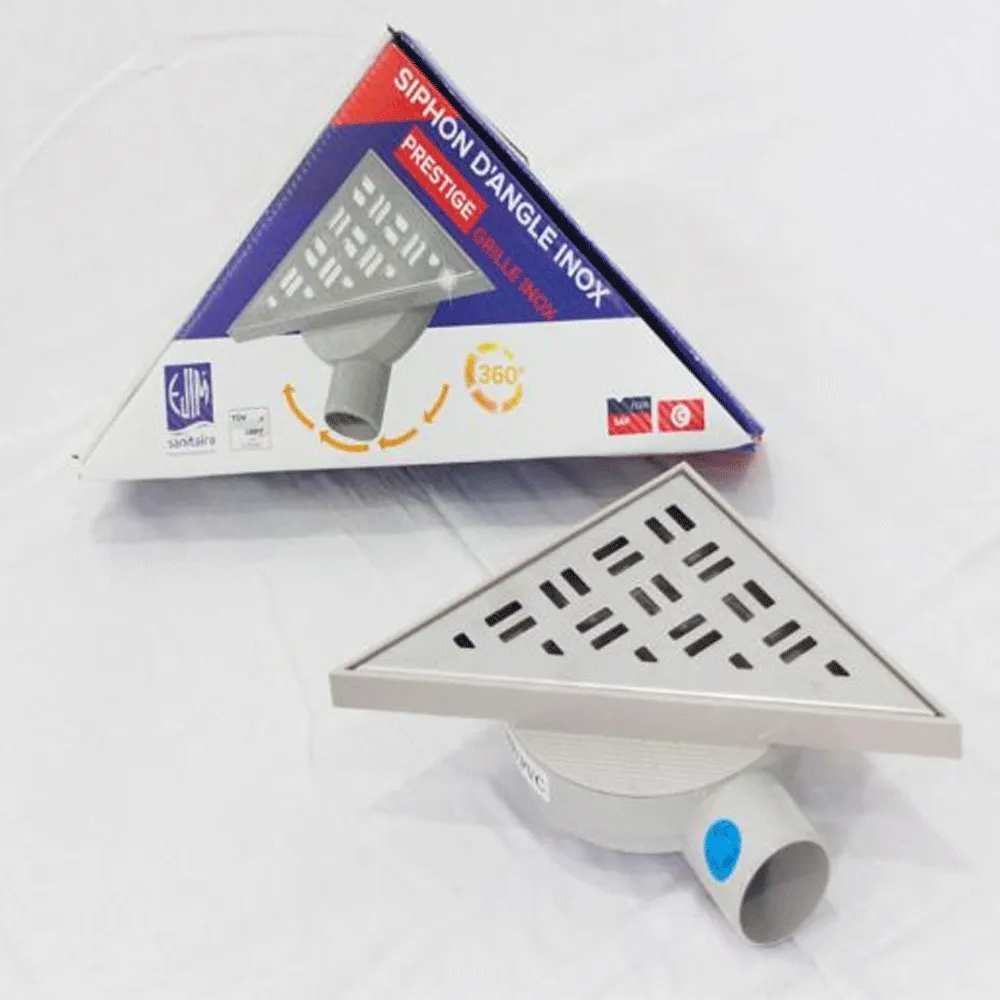 Siphon d'angle inox PRESTIGE EJIM