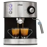 Machine à Café Expresso et Cappuccino UFESA 850W CE7240 Inox