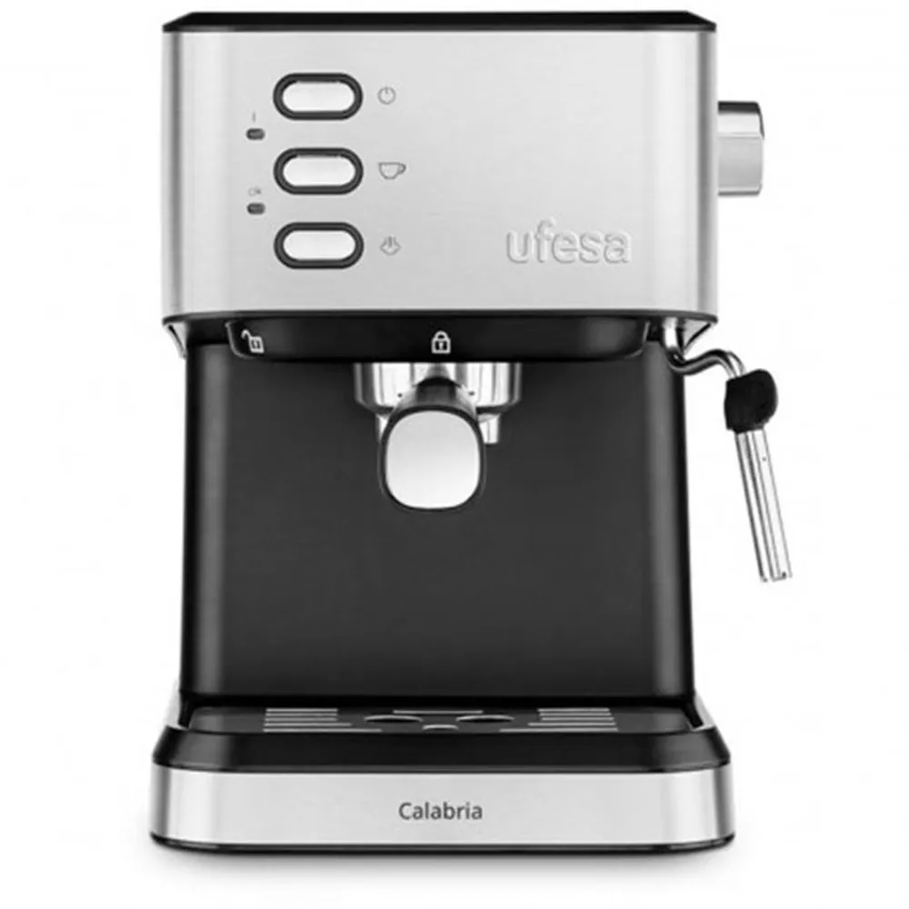 Machine à Café Expresso UFESA 1.5L 1050W CALABRIA Inox