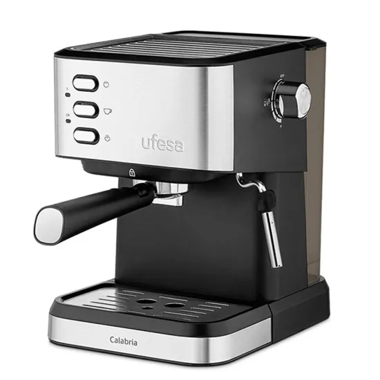 Machine à Café Expresso UFESA 1.5L 1050W CALABRIA Inox