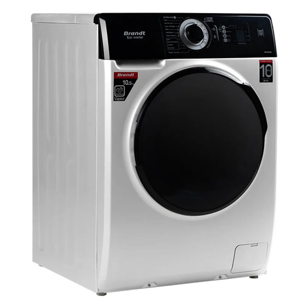 Machine À Laver Automatique BRANDT 10.5Kg BAM102QVWBL Blanc