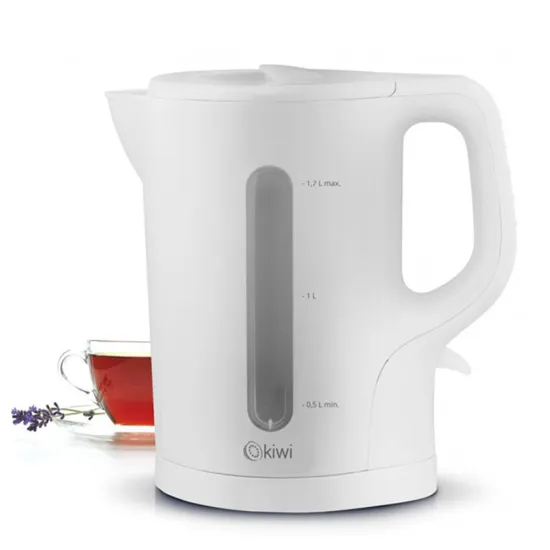 Bouilloire KIWI 2200 watts 1.7 Litres Blanc