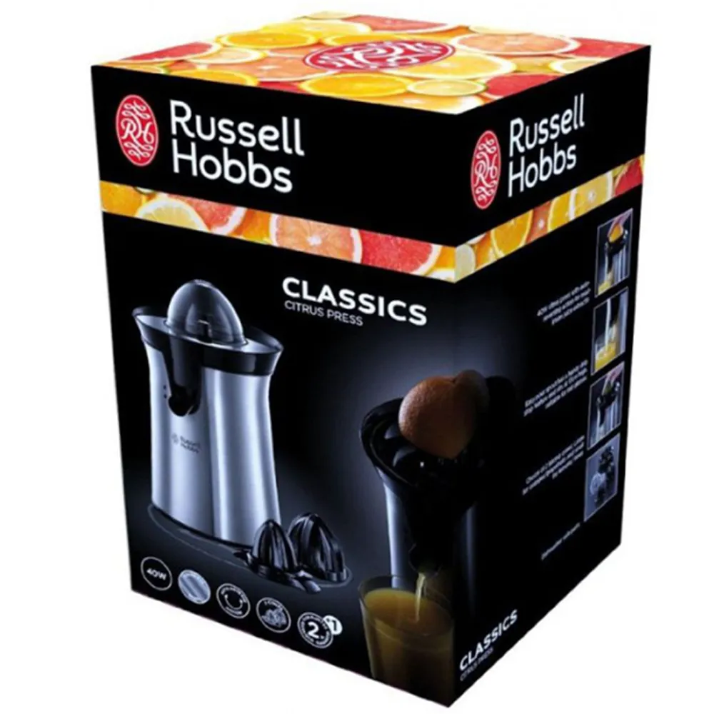 Presse Agrumes RUSSELL HOBBS Electrique 40W 22760-56 Silver