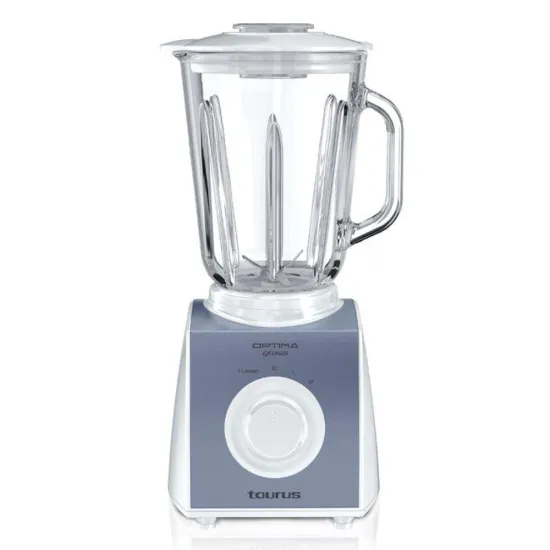 Blender TAURUS 550W Optima Glass Gris-Blanc