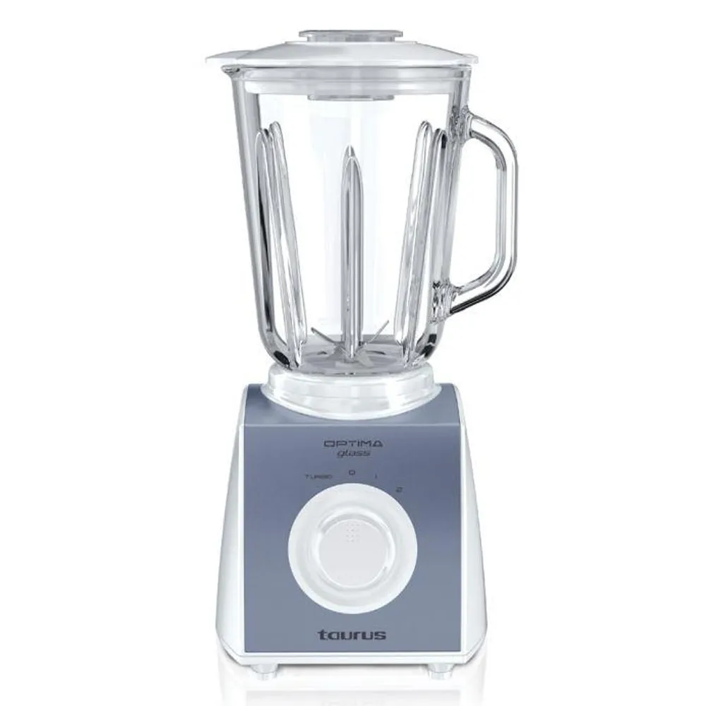 Blender TAURUS 550W Optima Glass Gris-Blanc