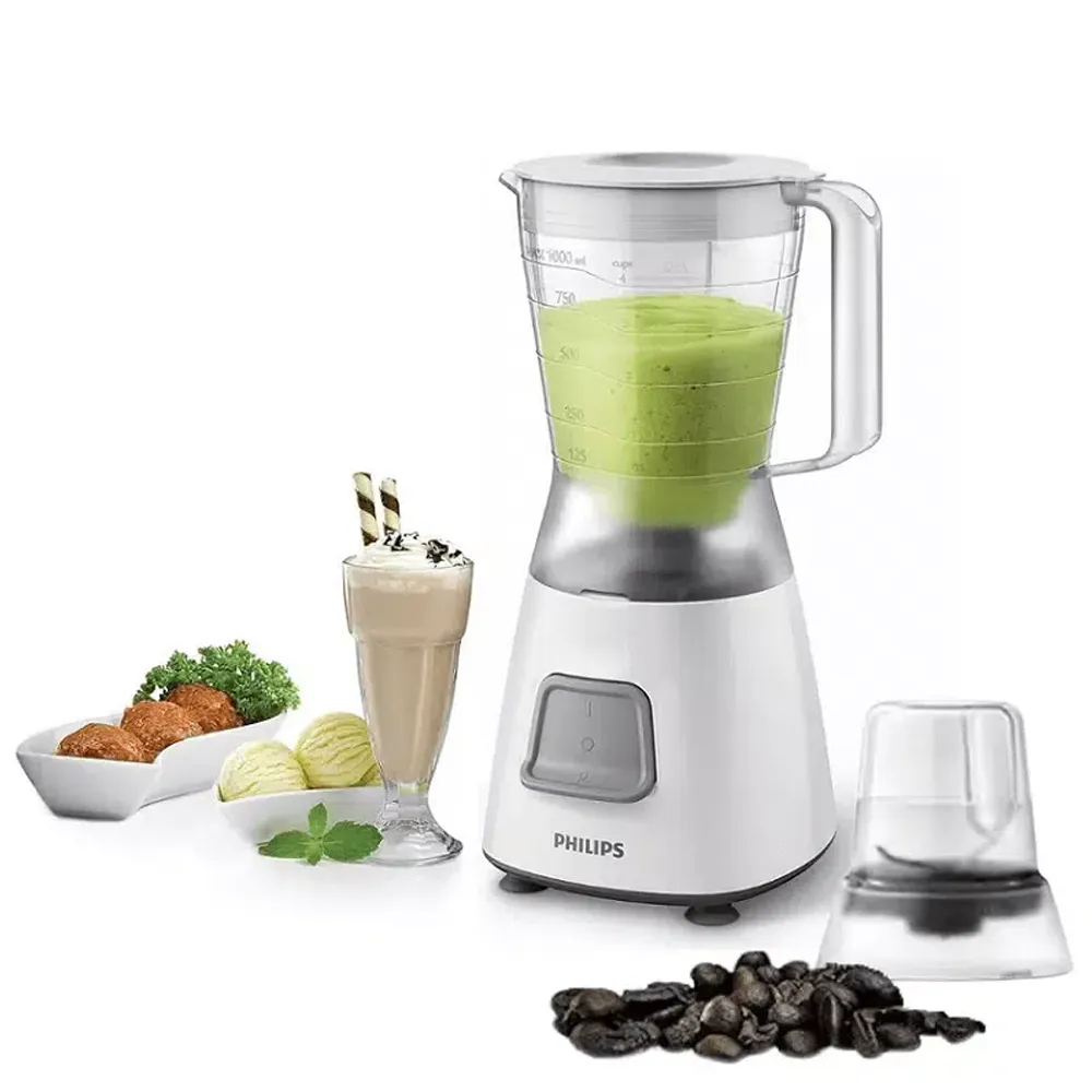 Blender PHILIPS Daily 450W 1 Litre HR2056-00 Blanc