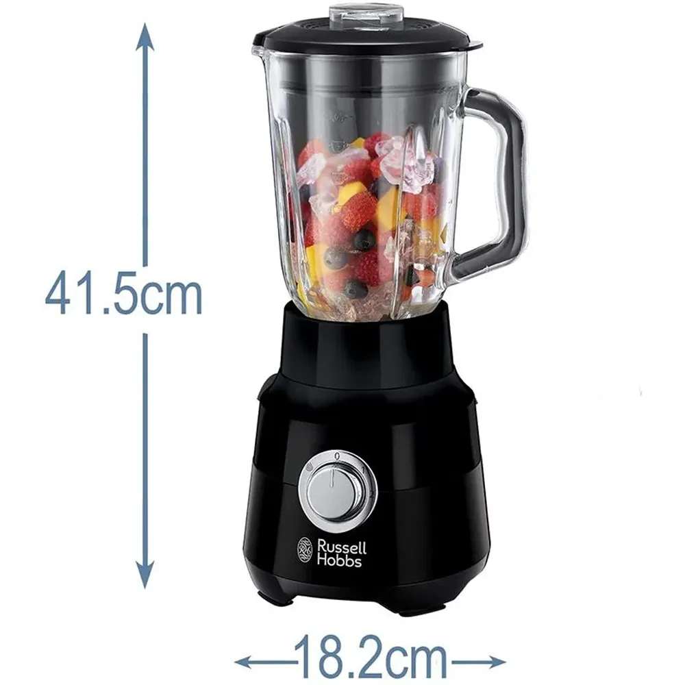 Blender Russel Hobbs Matte Black 650 watts 24722-56 Noir